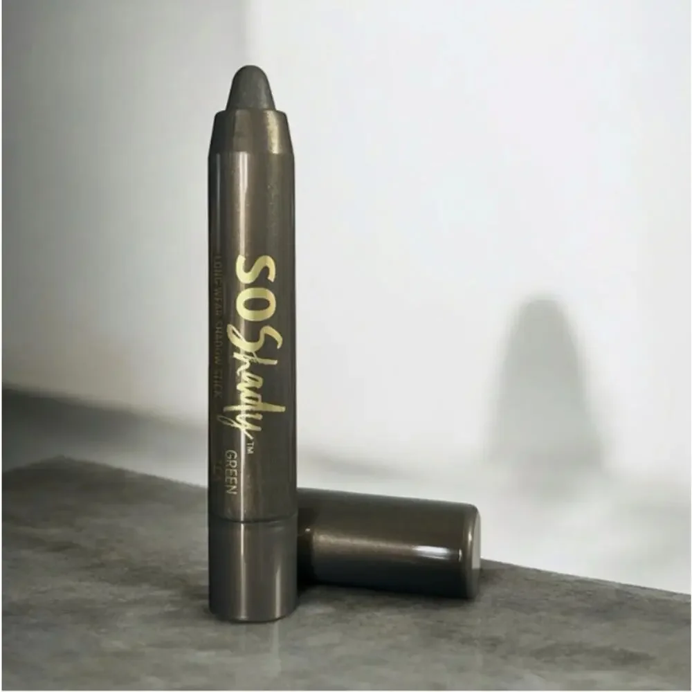 💜 BELLE BEAUTY So Shady Shadow Stick, Long Wear, Green Tea NEW